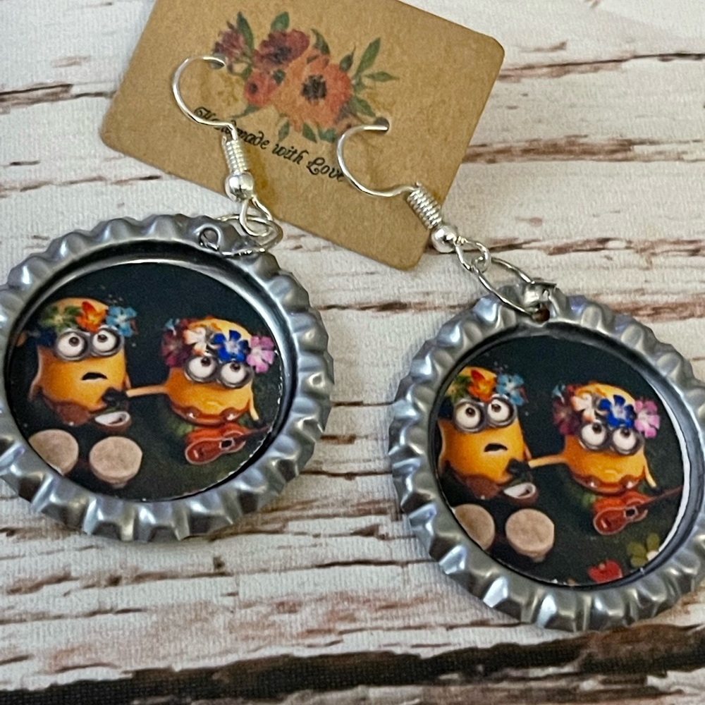 Minion earrings